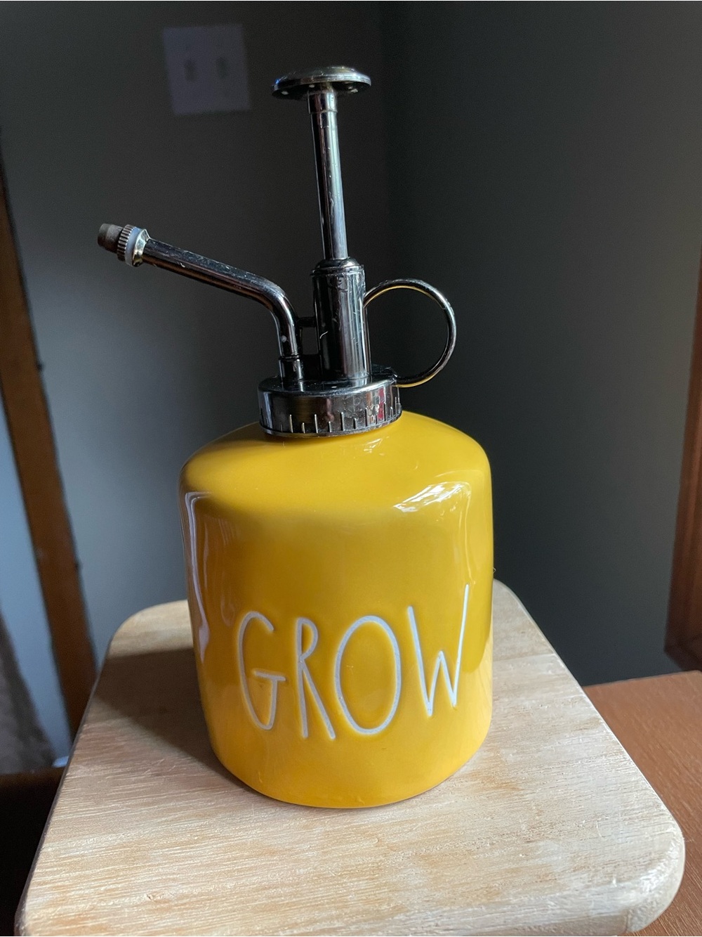 Rae Dunn Yellow Grow Plant Mister Sprayer Artisan Collection by Magenta